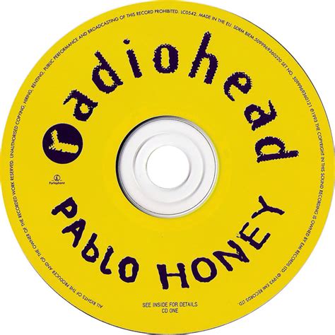 Car Tula Cd1 De Radiohead Pablo Honey 2009 Portada