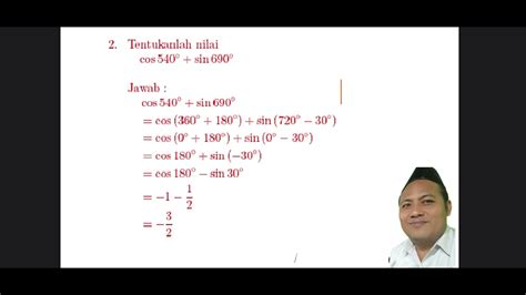 Trigonometri Contoh Soal Dan Pembahasan Sudut Berelasi 2 Untuk Kelas