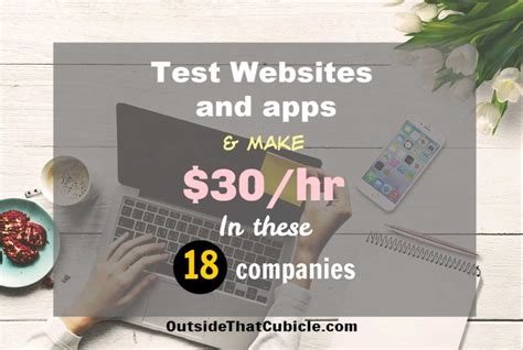 Get Paid To Test Websites Apps 18 Sites That Pays Up To 30 Hr