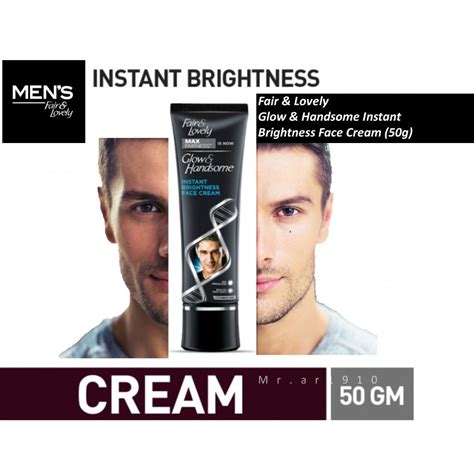 Mens Fair And Lovely Glow And Handsome Instant Brightness Face Cream