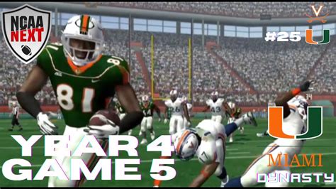 Keep It Movin Virginia At 25 Miami Ncaa Football 06 Next Dynasty