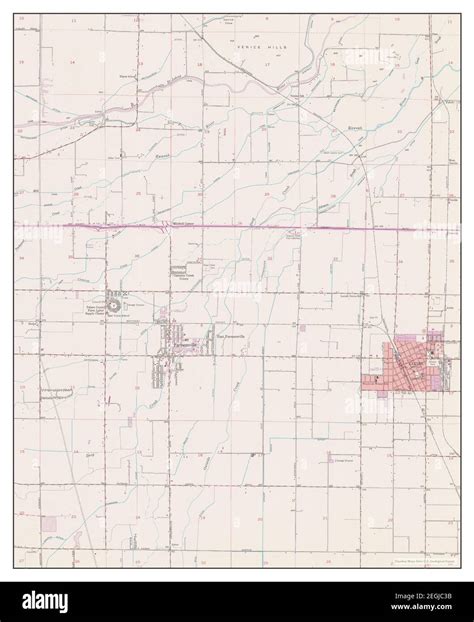 Exeter, California, map 1950, 1:24000, United States of America by ...