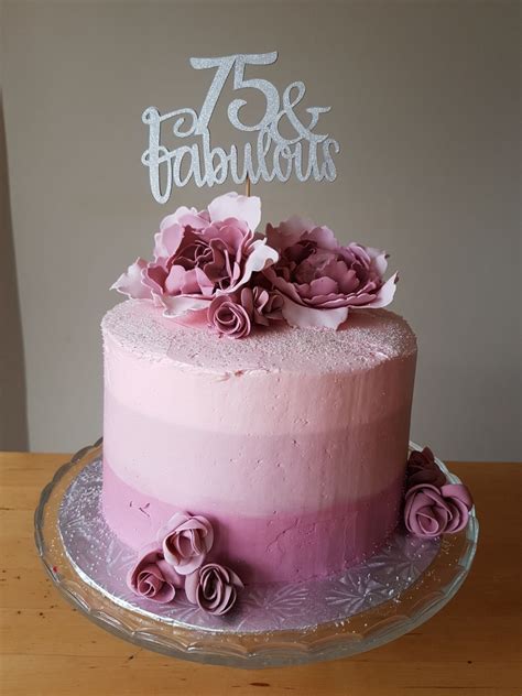 Creative and Delicious 75th Birthday Cake Ideas