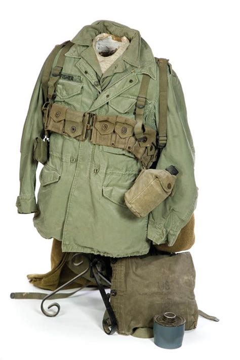 Uniform Korean War Us Army Field Jacket And Shirt Pack Accessories