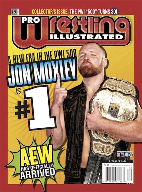 Aew World Champ Jon Moxley Is 1 On The 2020 Pwi 500 List