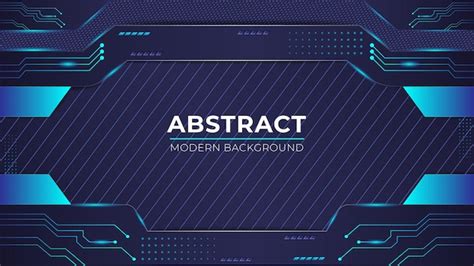 Premium Vector | Modern Abstract Technological Background for ...