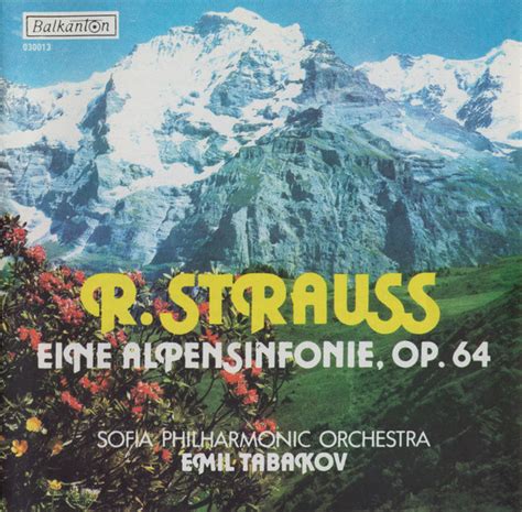 Richard Strauss Eine Alpensinfonie Op Cd Discogs