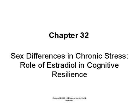 Chapter 32 Sex Differences In Chronic Stress Role