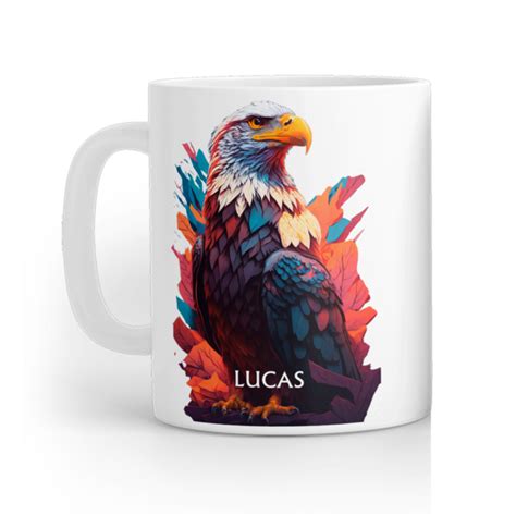 Caneca Guia Colorida Personalizada Nome