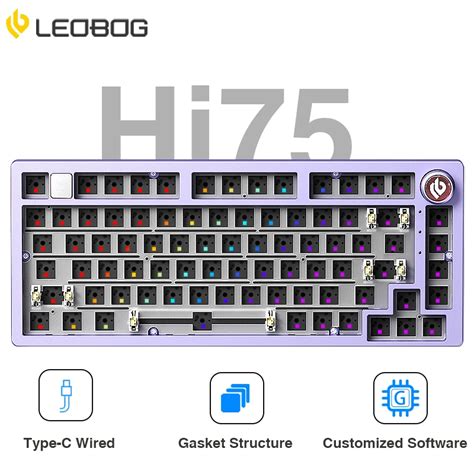 Leobog Kit De Teclado Mec Nico Hot Swappable Teclado Barebone