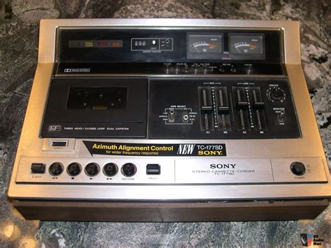 Top End Three Head Sony Cassette Deck Tc 177sd Photo 1039274 Us Audio Mart