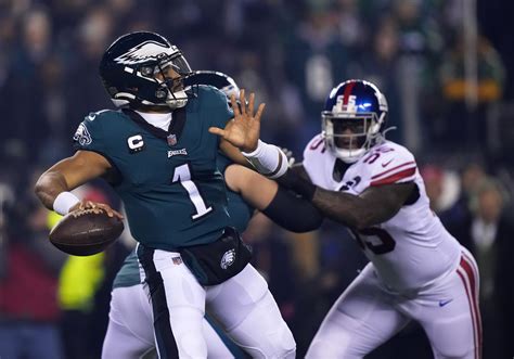 Hurts, Eagles pound Giants early, coast to NFC title game | Pittsburgh ...