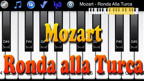 Mozart Ronda Alla Turca Learn To Play Piano Melody Youtube