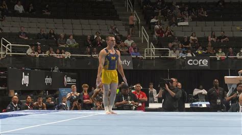 Paul Juda Floor Exercise 2023 Xfinity U S Championships Senior Men Day 2 Youtube