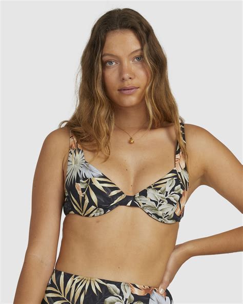 Billabong My Babylon Chloe Bra Bikini Top Black SurfStitch