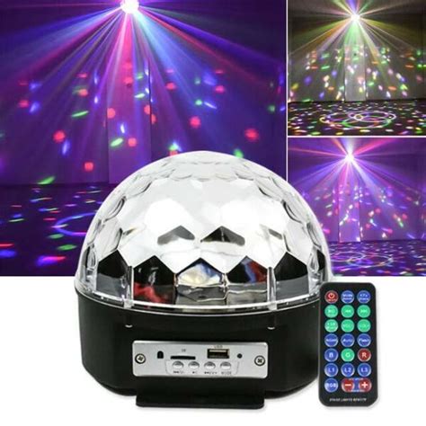 Boule Magique Jeux De Lumière Haut parleur Bluetooth Usb Lumina