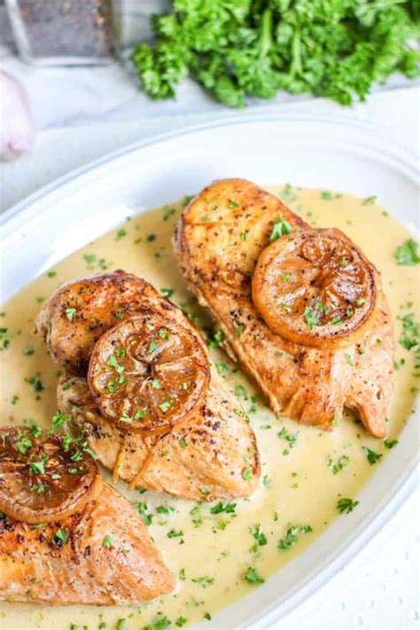 Low Carb Creamy Lemon Chicken Easy Slow Cooker Recipe