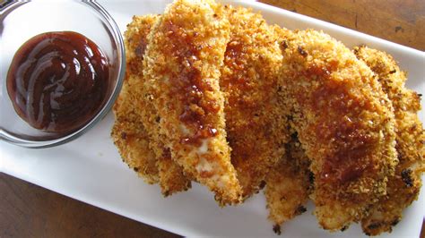 Crispy Bbq Chicken Fingers How Sweet Eats