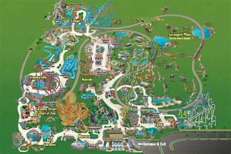 Park Maps Busch Gardens