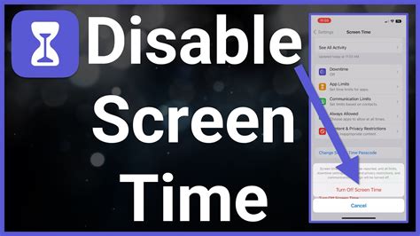 How To Turn Off Screen Time Youtube