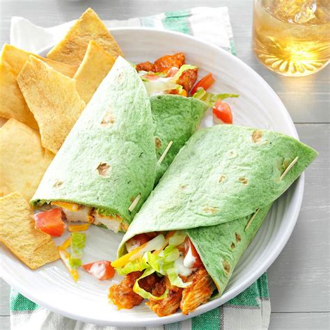 Buffalo Chicken Wraps Recipe Taste Of Home