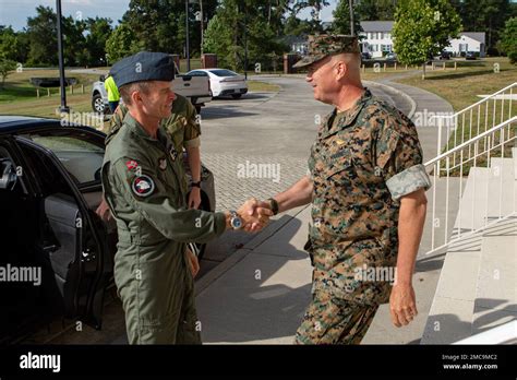 U S Marine Corps Maj Gen Michael Cederholm Commanding General Of