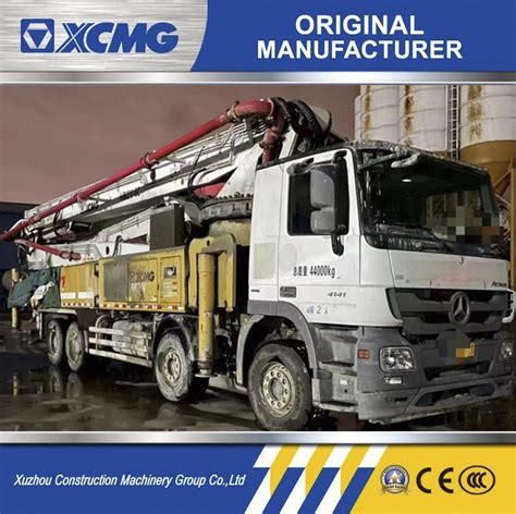 XCMG Official Hb58V Used 58m Mobile Concrete Pump Truck In Good