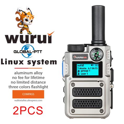 Wurui Military Askeri K Resel Ptt Cretsiz Lisans POC Walkie Talkie 4G