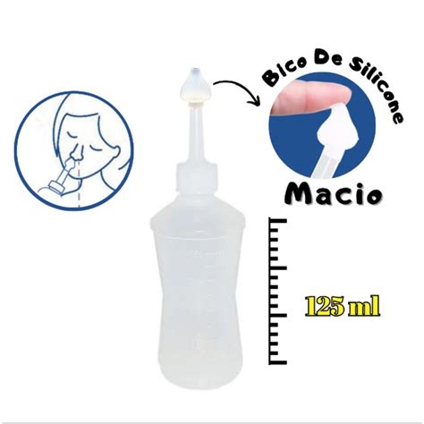 Bico Para Lavagem Nasal - Dispositivo Para Lavagem Nasal Com Bico de Silicone Macio | Shopee Brasil
