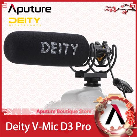 Deity V Mic D Pro Super Cardi Ide Direcional Espingarda Na C Mera