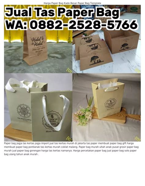 Ppt Wa Paper Bag X Paper Bag Jakarta Selatan