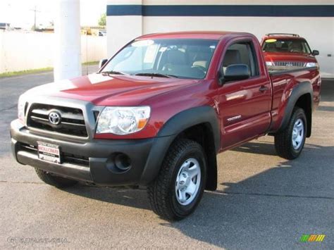 Impulse Red Pearl Toyota Tacoma Regular Cab X