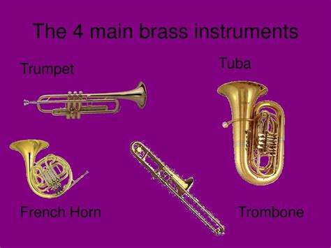 Ppt Brass Instruments Powerpoint Presentation Free Download Id1157325