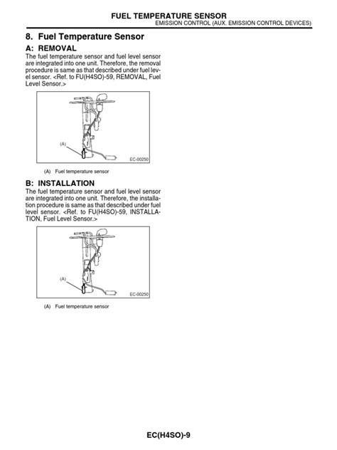 Fuel Temperature Sensor | PDF