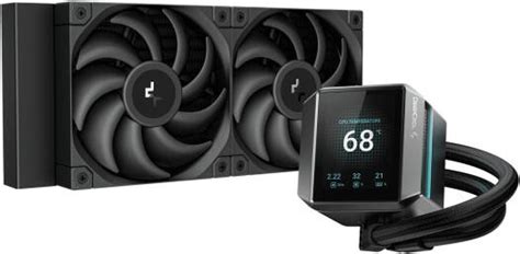 Deepcool Mystique 240 Liquid Cpu Cooler 28 Tft Lcd Screen 240mm Radiator 120mm Fan Size