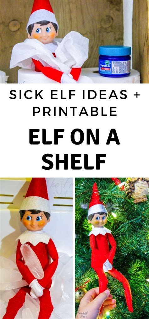 Oh No Sick Elf On The Shelf Letter A Few More Sick Elf Ideas Elf