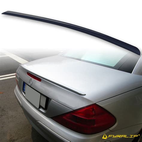 Fyralip Y Painted Black Trunk Lip Spoiler For Mercedes Benz R