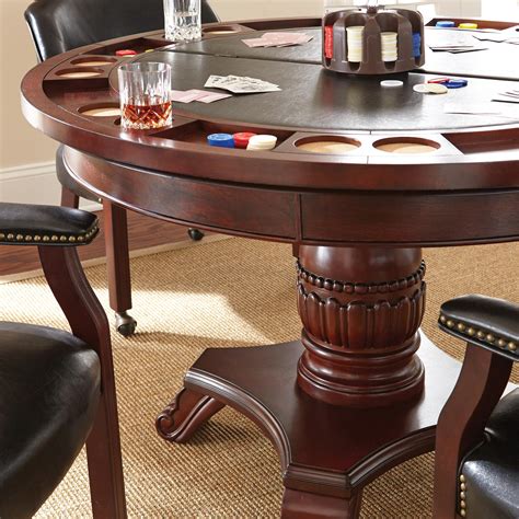 Prime Tournament Tournament Round Game Table And Caster Arm Chair Set