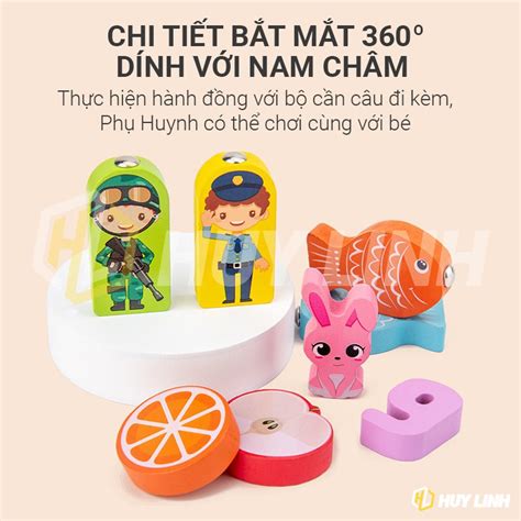 Mua Bộ đồ Chơi Câu Cá Ghép Số Bằng Gỗ Cho Bé Montessori 63 Chi Tiết Bộ Bảng Số Thông Minh