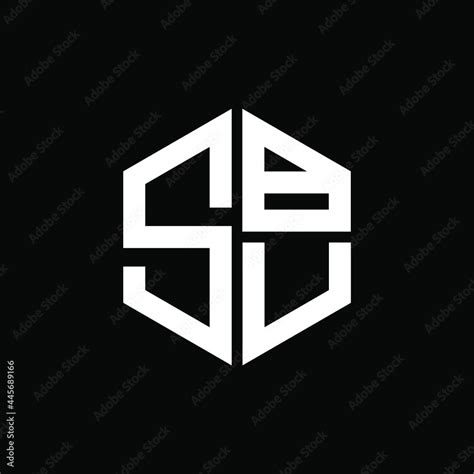 Sbu Logo Sbu Icon Sbu Vector Sbu Monogram Sbu Letter Sbu Minimalist Sbu