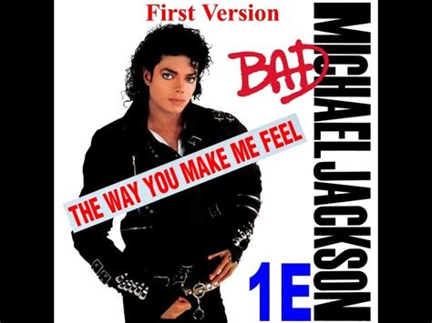 Michael Jackson The Way You Make Me Feel Album Cover