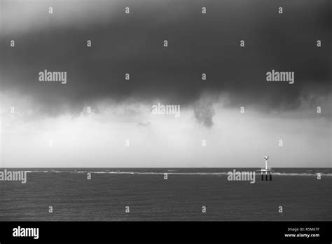 black and white lighthouse Stock Photo - Alamy