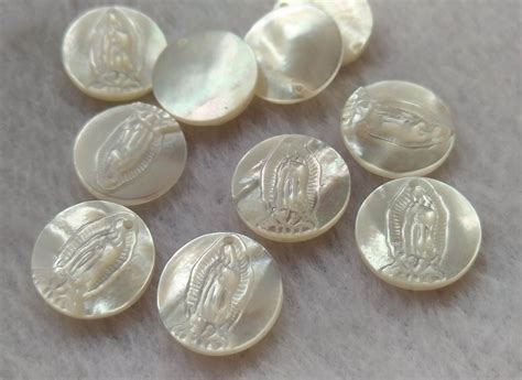 Wholesale 10pcs Genuine Mother Of Pearl Shell Jewlery Round Etsy