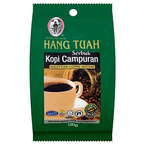 HANG TUAH SERBUK KOPI CAMPURAN 200G Shopee Malaysia