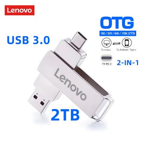 Original Lenovo Usb Flash Drives Tb High Speed Hard Drive Portable