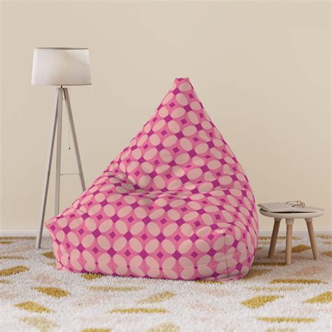 Hot Pink Bean Bag Chair Adult Outdoor Bean Bag Chair Cover Retro Home ...