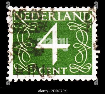 Niederlande Ca 1946 Eine Briefmarke Gedruckt In Den Niederlanden