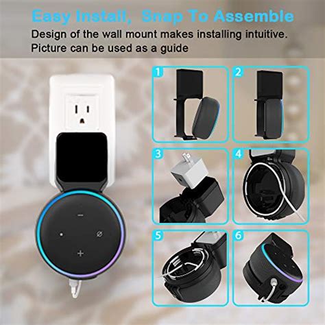 Maxonar Alexa Wall Mount Holder Outlet Wall Mount Stand For Dot Rd