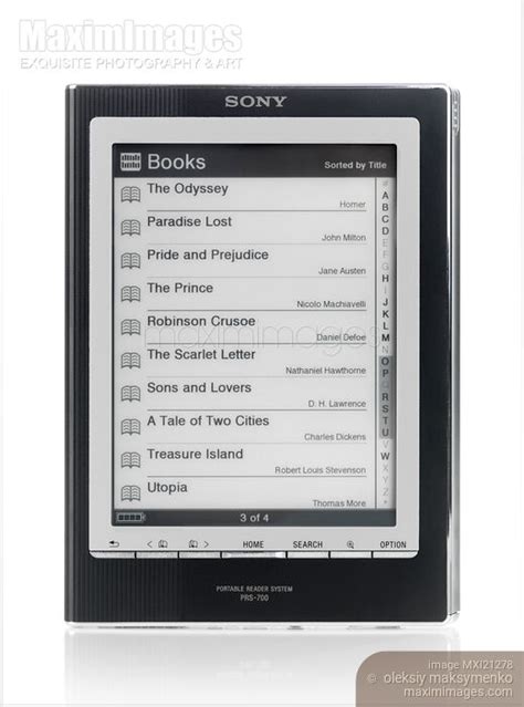 Photo of Sony Reader | Stock Image MXI21278