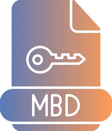 mdb gradient icon  vector art  vecteezy